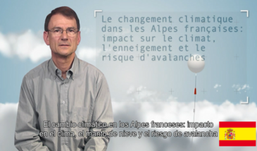 El cambio climático en los Alpes franceses : impacto en el clima, el manto de nieve